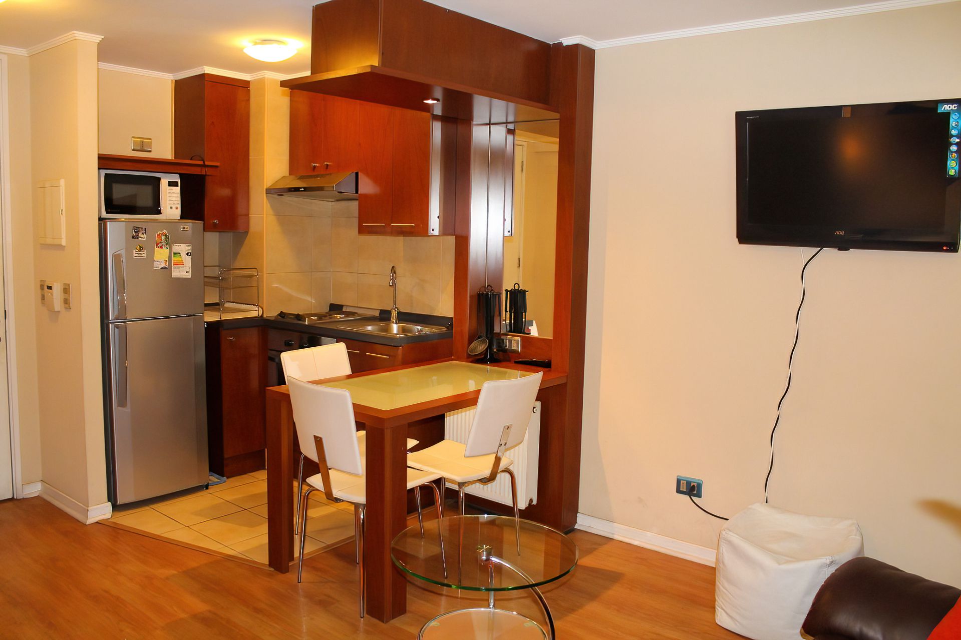 Vista a la cocina